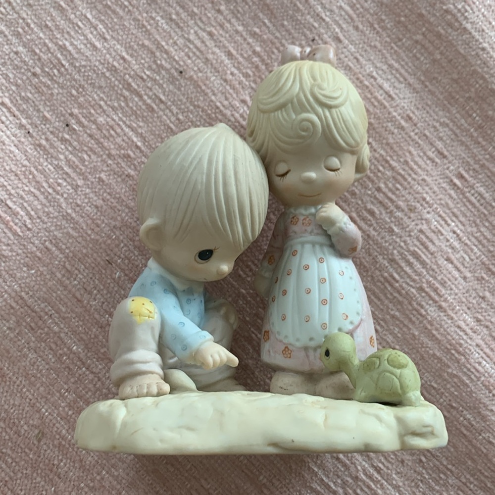 Thou Art Mine: Vintage 1979 Precious Moments Figurine